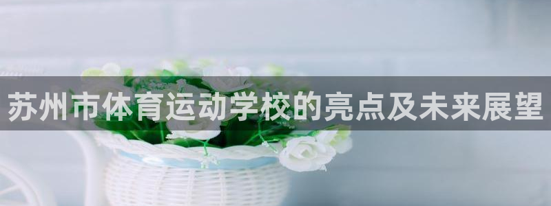 凯发官网下载开户:苏州市体育运动学校的亮点及未来展望